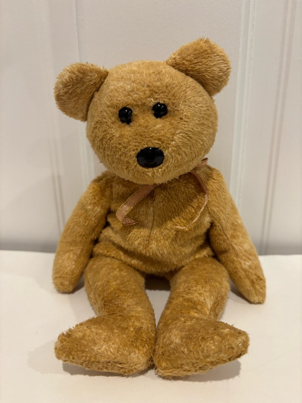 Ty Beanie Baby Teddy Bear, 2000 TY- Cashew